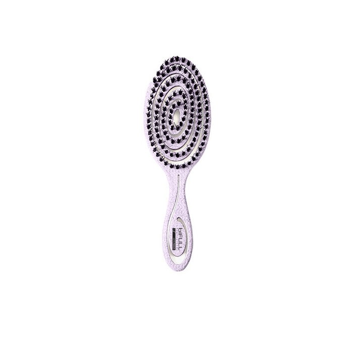 Bifull Cepillo Eco Friendly Biospiral Lila para Secado Rápido y Desenredar Todo Tipo de Cabello Bifull Cepillo Eco Friendly Biospiral Lila para Secado Rápido y Desenredar Todo Tipo de Cabello