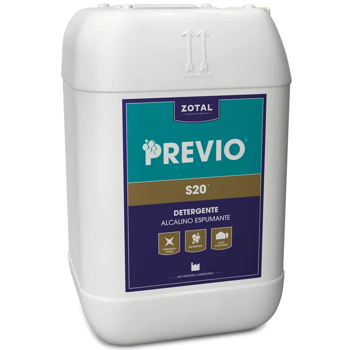 Zotal Previo S20 28 kg Garrafa Zotal Previo S20 28 kg Garrafa