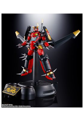 Tamashii Nations GX-107 Gurren Lagann & Giga Drill Set de Tengen Toppa Gurren-Lagann Soul of Chogokin, 18 cm
