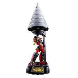 Tamashii Nations Soul of Chogokin GX-107 Tengen Toppa Gurren Lagann & Giga Drill Figura Anime 18cm