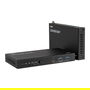 LINDY 39365 Transmisor y Receptor USB 3.2 Gen 1 / HDMI 4K60 HDBaseT Extensor por Red, 480 Mbit/s sobre 100 m Cat.6A, 2 Host