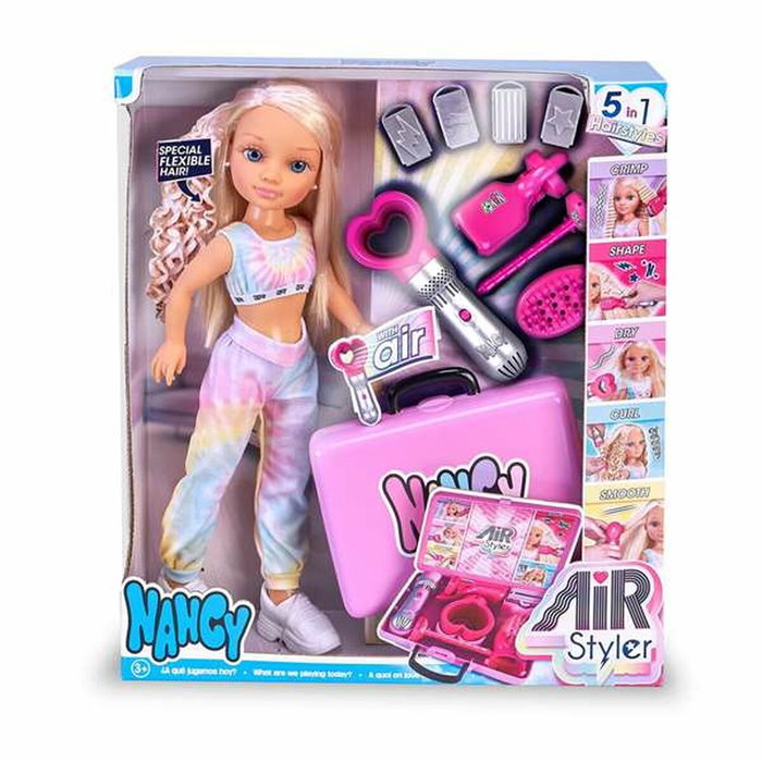FAMOSA Muñeca Nancy Air Styler con maletín de accesorios