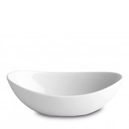 Viejo Valle Bol Oval de Porcelana para Vajilla - 13x8 cm, Capacidad 9 cl (Set de 12)