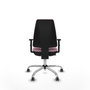 PIQUERAS Y CRESPO Silla de oficina Elche Rosa con Brazos 1D