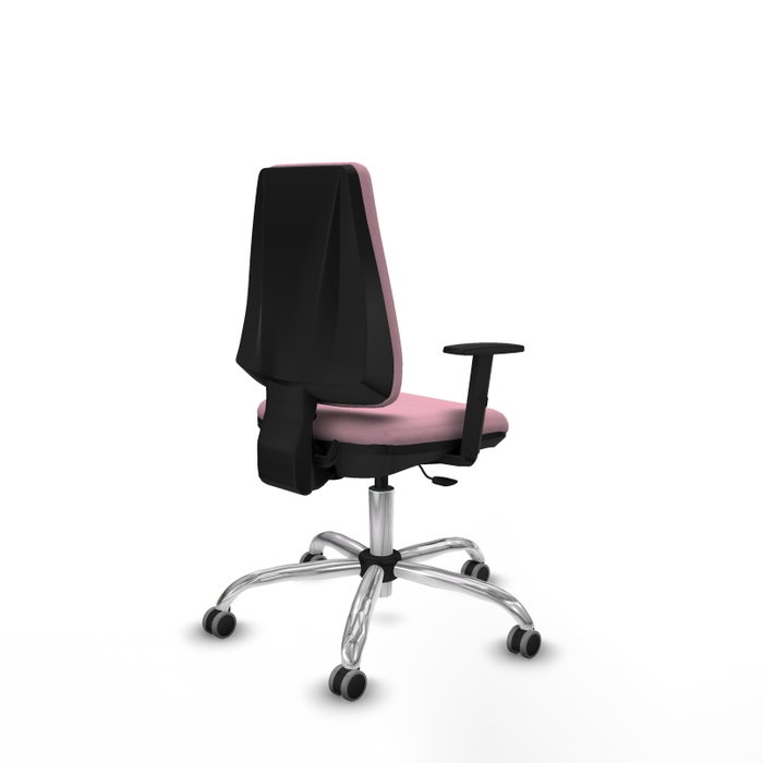 PIQUERAS Y CRESPO Silla de oficina Elche Rosa con Brazos 1D PIQUERAS Y CRESPO Silla de oficina Elche Rosa con Brazos 1D