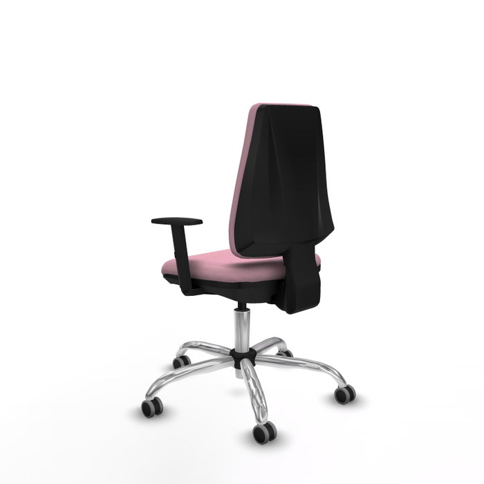PIQUERAS Y CRESPO Silla de oficina Elche Rosa con Brazos 1D PIQUERAS Y CRESPO Silla de oficina Elche Rosa con Brazos 1D