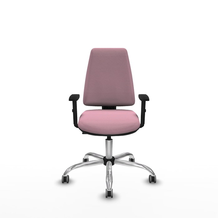 PIQUERAS Y CRESPO Silla de oficina Elche Rosa con Brazos 1D PIQUERAS Y CRESPO Silla de oficina Elche Rosa con Brazos 1D