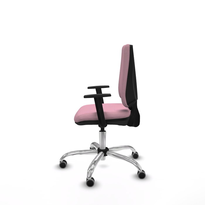 PIQUERAS Y CRESPO Silla de oficina Elche Rosa con Brazos 1D PIQUERAS Y CRESPO Silla de oficina Elche Rosa con Brazos 1D