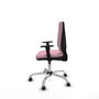 PIQUERAS Y CRESPO Silla de oficina Elche Rosa con Brazos 1D
