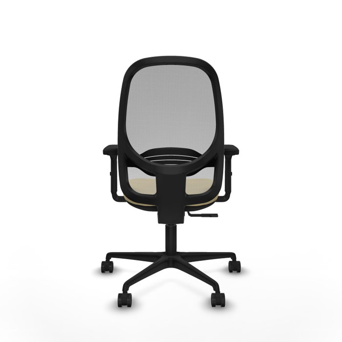 PIQUERAS Y CRESPO Silla de oficina Cilanco con mecanismo Sincro, Crema y Gris PIQUERAS Y CRESPO Silla de oficina Cilanco con mecanismo Sincro, Crema y Gris