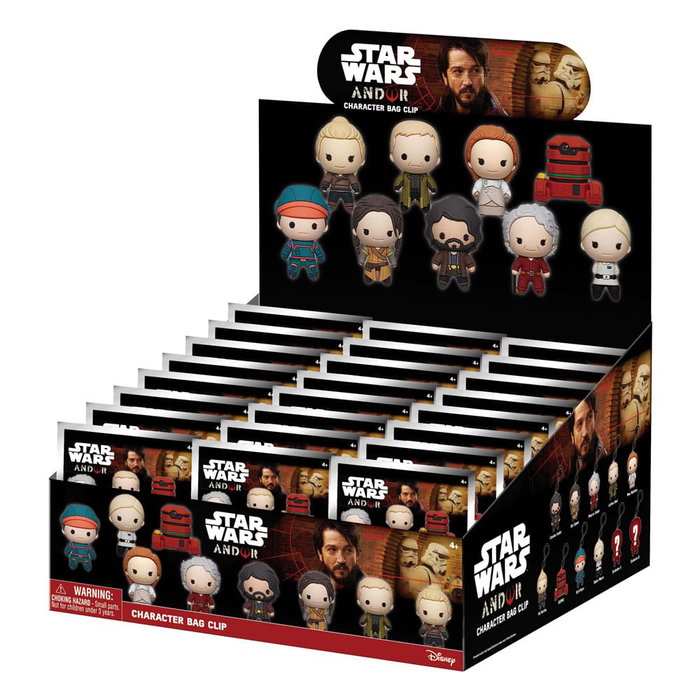 Star Wars 3D Colgantes Peluche Expositor Andor (24) Star Wars 3D Colgantes Peluche Expositor Andor (24)