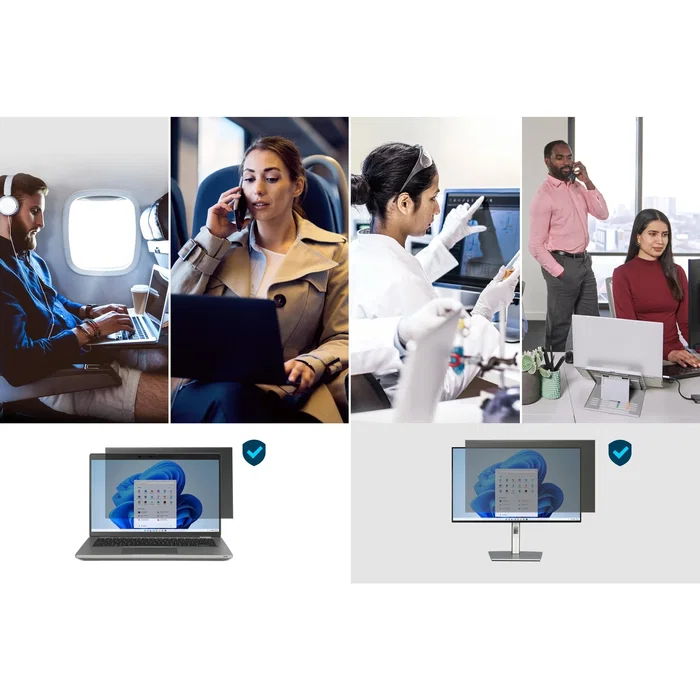 Kensington Priv Screen Filter - Filtro de Privacidad Extraíble 2 Vías para Monitor 34" 21:9, Antirreflejos, Luz Azul, Táctil, Reversible, Protección Grado Militar