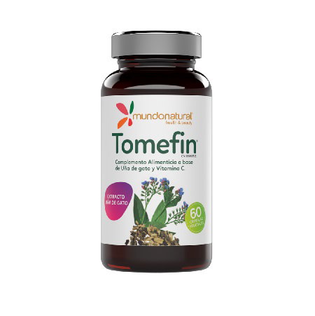 Mundonatural Tomefin Uña de Gato y Vitamina C 60 cápsulas