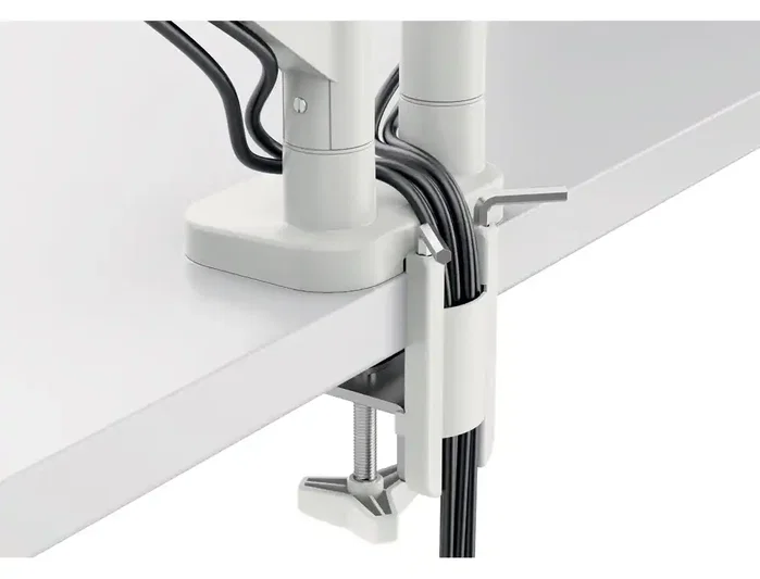 Leitz Brazo para monitor dual Ergo Space Saving gris