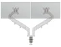 Leitz Brazo para monitor dual Ergo Space Saving gris