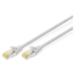 Digitus Patch Cable Cat6a S/FTP 0.5m Gris, 2xRJ45, Hebelschutz, Polybeutel