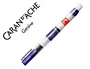 Caran d' ache Pincel con Deposito de Agua Regulable, Cuerpo Enroscable y Capuchon con Clip