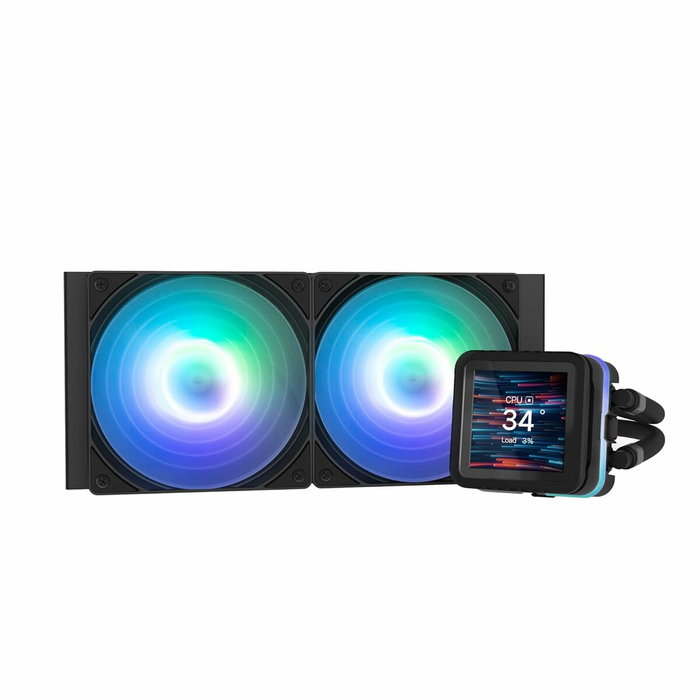 ZALMAN ALPHA2 DS A24 BLACK Sistema de refrigeración líquida todo en uno 12 cm Negro