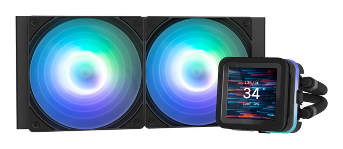 Zalman ALPHA2 DS A24 BLACK Sistema de Refrigeración Líquida Todo en Uno 12 cm Negro