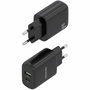 Aisens Cargador GaN 30W con USB-C PD 3.0 y USB-A QC 3.0, Negro A110-0924