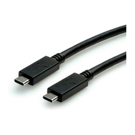 ROLINE Cable USB 3.2 Gen 2 C-C 10Gbit/s 100W Negro 0,5m