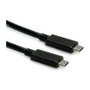 ROLINE Cable USB 3.2 Gen 2 C-C 10Gbit/s 100W Negro 0,5m