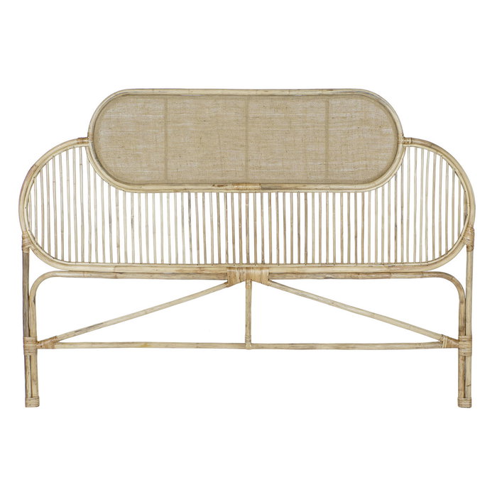 DKD Home Decor Cabecero de Cama de Ratán para Camas de 150-180 cm