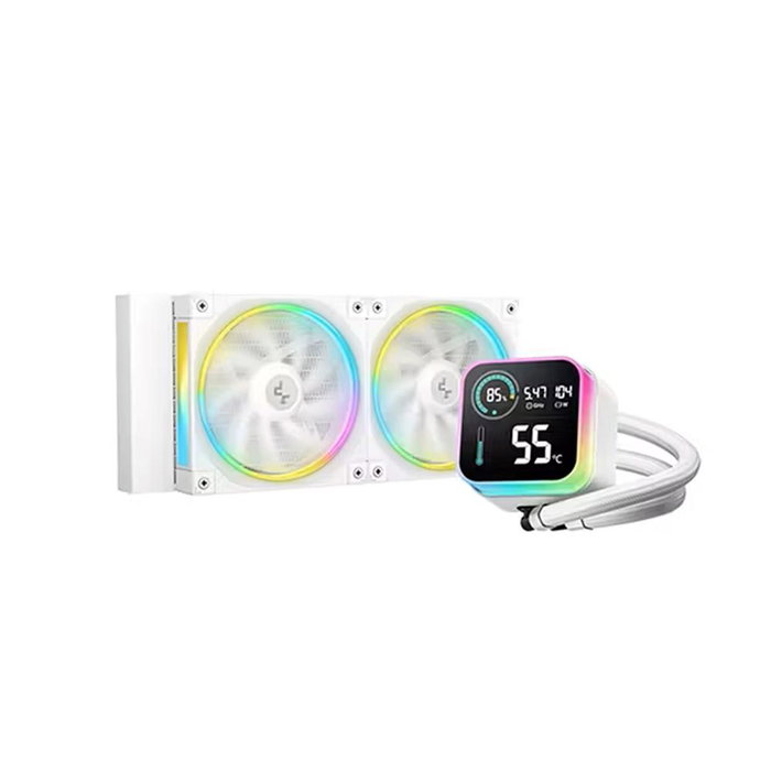 Deepcool Kit Refrigeración Líquida CPU LQ240 WH LED Digital Display Blanco 240mm Deepcool Kit Refrigeración Líquida CPU LQ240 WH LED Digital Display Blanco 240mm