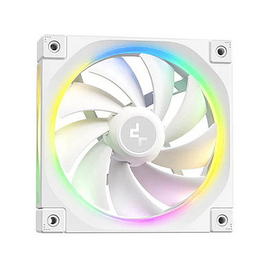 DeepCool LQ240 White Kit de refrigeración líquida con radiador de 240 mm y ventiladores de 12 cm