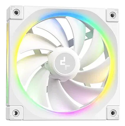 DeepCool LQ240 White Kit de refrigeración líquida con radiador de 240 mm y ventiladores de 12 cm