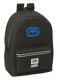 Mochila para Portátil Eckō Unltd. WORLDWIDE Negro 31 x 44 x 18 cm