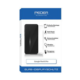 PEDEA 12170005 Protector de Pantalla Google Pixel 8 Pro (6.7") - Resistente a Rayones y Golpes con Función de Filtrado de Privacidad