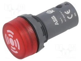 ABB CB1 Señalizador Luminoso y Sonoro Rojo 110-130VDC