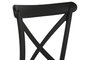 DKD Home Decor Silla Crossback Negra Apilable