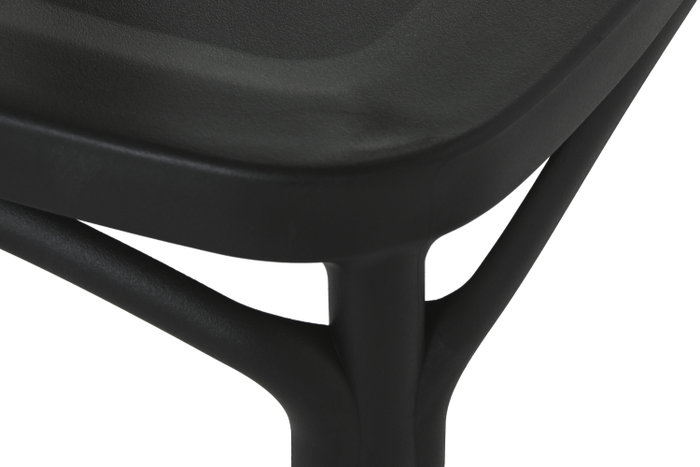 DKD Home Decor Silla Crossback Negra Apilable