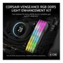 Corsair VENGEANCE RGB DDR5 Light Enhancement Kit con LED RGB, Gris de color gris