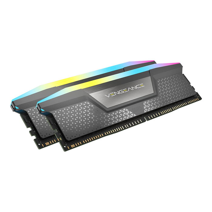 Corsair VENGEANCE RGB DDR5 Light Enhancement Kit con LED RGB, Gris de color gris
