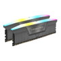 Corsair VENGEANCE RGB DDR5 Light Enhancement Kit con LED RGB, Gris de color gris