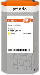 Prindo Cartucho de tinta amarillo PRICGI53Y Classic