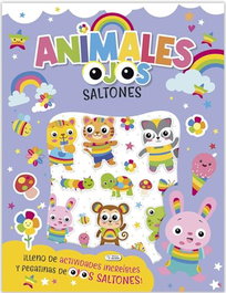 SALDAÑA Ojos Saltones Stickers Book - Animales