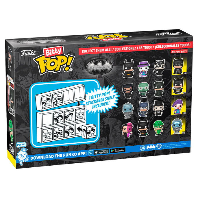 FUNKO Pack de 4 figuras Bitty POP! DC Comics Batman Selina Kyle / Catwoman 85th Anniversary FUNKO Pack de 4 figuras Bitty POP! DC Comics Batman Selina Kyle / Catwoman 85th Anniversary