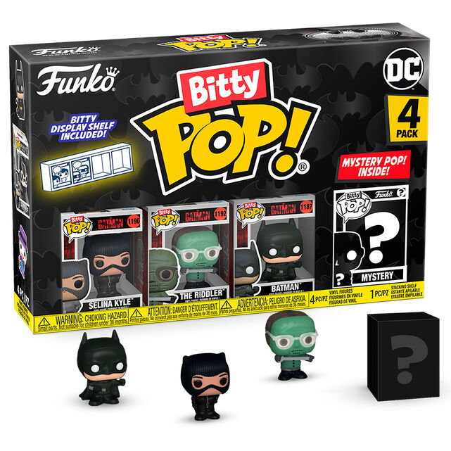 FUNKO Pack de 4 figuras Bitty POP! DC Comics Batman Selina Kyle / Catwoman 85th Anniversary FUNKO Pack de 4 figuras Bitty POP! DC Comics Batman Selina Kyle / Catwoman 85th Anniversary