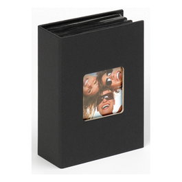Walther Album Mini Fun Negro 10x15 para 100 Fotos, Referencia MA357B, Alemán