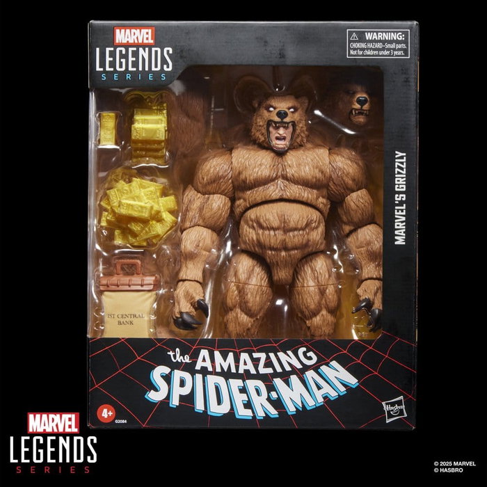 The Amazing Spider-Man Marvel Legends Figura Marvel's Grizzly 15 cm