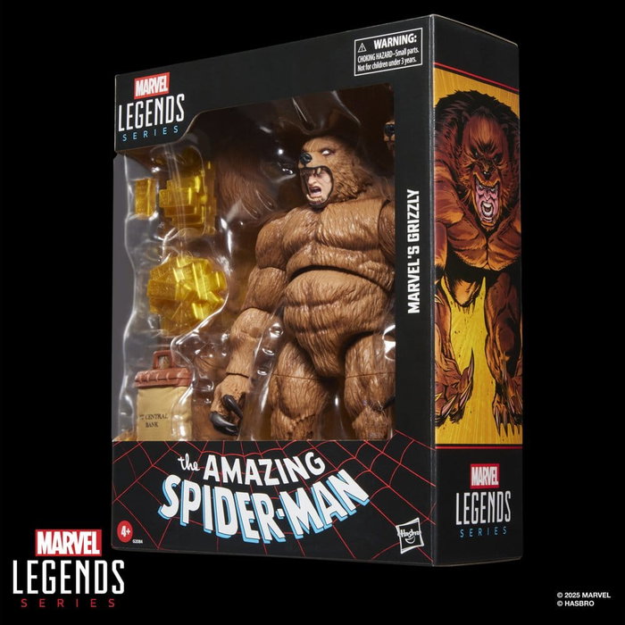 The Amazing Spider-Man Marvel Legends Figura Marvel's Grizzly 15 cm