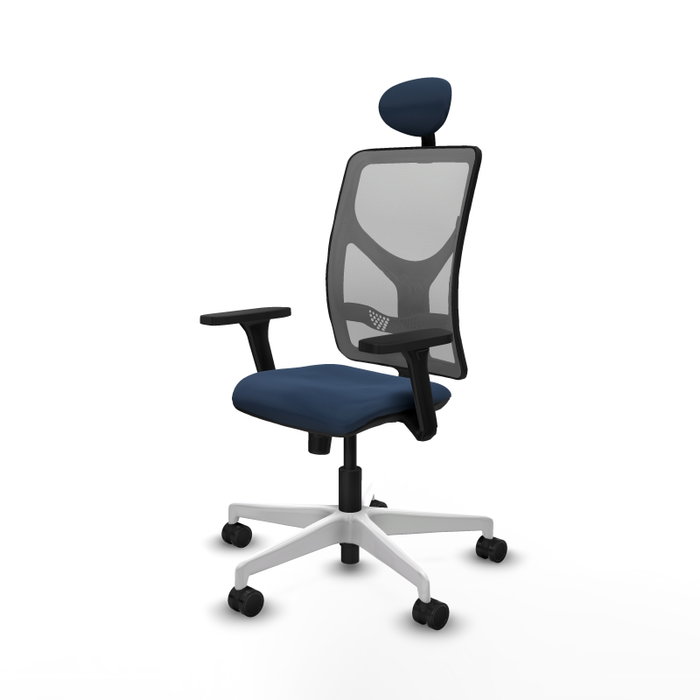 PIQUERAS Y CRESPO Silla de oficina Motilla con Mecanismo Sincro, Azul marino y Gris PIQUERAS Y CRESPO Silla de oficina Motilla con Mecanismo Sincro, Azul marino y Gris