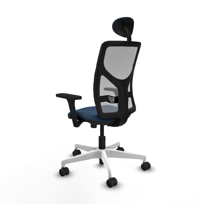PIQUERAS Y CRESPO Silla de oficina Motilla con Mecanismo Sincro, Azul marino y Gris PIQUERAS Y CRESPO Silla de oficina Motilla con Mecanismo Sincro, Azul marino y Gris