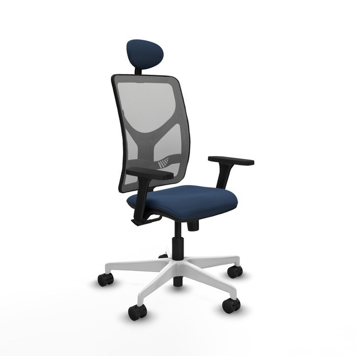 PIQUERAS Y CRESPO Silla de oficina Motilla con Mecanismo Sincro, Azul marino y Gris PIQUERAS Y CRESPO Silla de oficina Motilla con Mecanismo Sincro, Azul marino y Gris