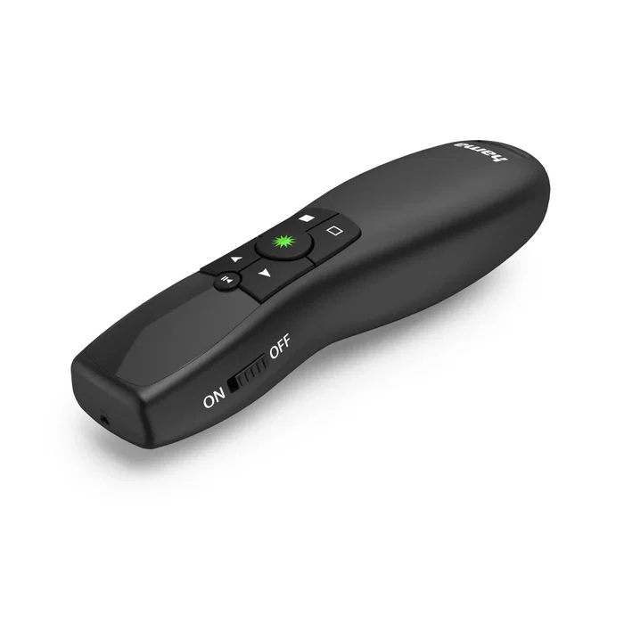 Hama Greenlight Pointer 4en1 Puntero inalámbrico con láser verde