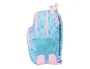 Safta Mochila Doble Stitch Waves Adaptable a Carro, Dimensiones: 420x320x150 mm
